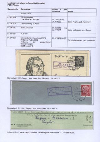 BAD NENNDORF - POŠTOVNÍ HISTORIE – list 62