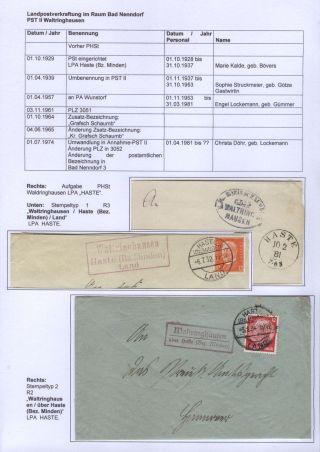 BAD NENNDORF - POŠTOVNÍ HISTORIE – list 63