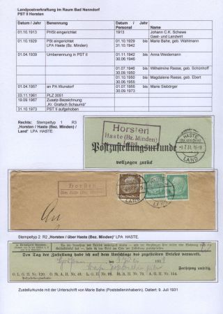 BAD NENNDORF - POŠTOVNÍ HISTORIE – list 64