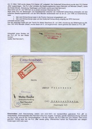 BAD NENNDORF - POŠTOVNÍ HISTORIE – list 73