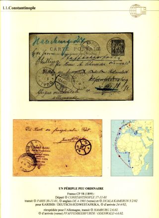 USAGE OF POSTAL STATIONERY BY FRENCH OFFICES IN LEVANT – sheet 4