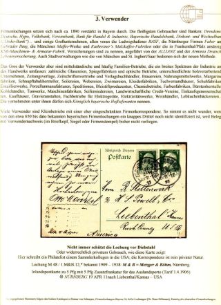 PERFINS OF BAVARIA – sheet 3