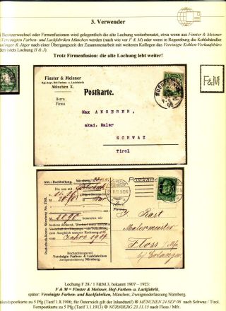 PERFINS OF BAVARIA – sheet 5