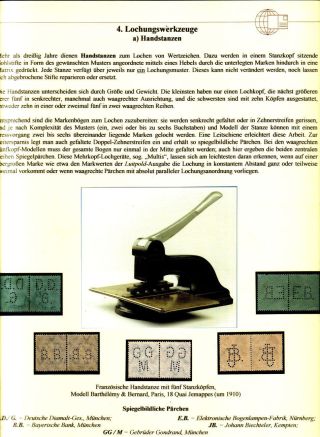 PERFINS OF BAVARIA – sheet 6