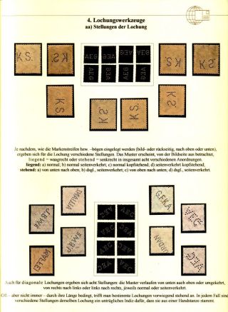 PERFINS OF BAVARIA – sheet 8