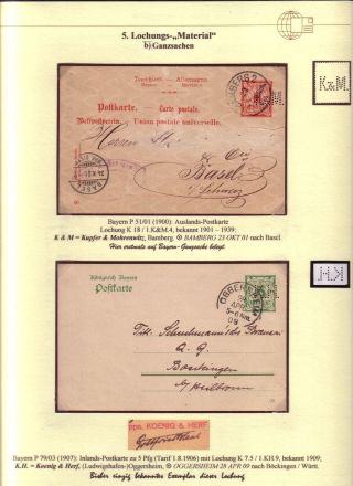 PERFINS OF BAVARIA – sheet 20