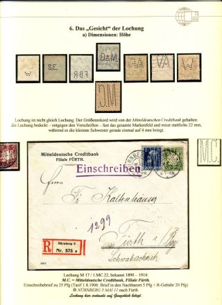PERFINS OF BAVARIA – sheet 23
