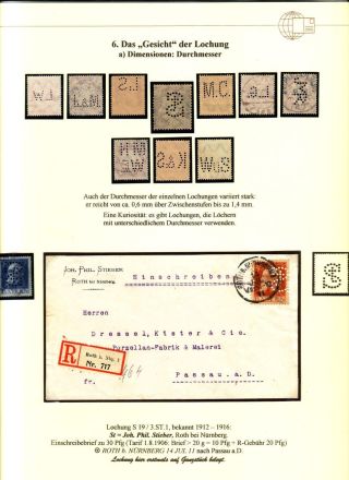 PERFINS OF BAVARIA – sheet 24
