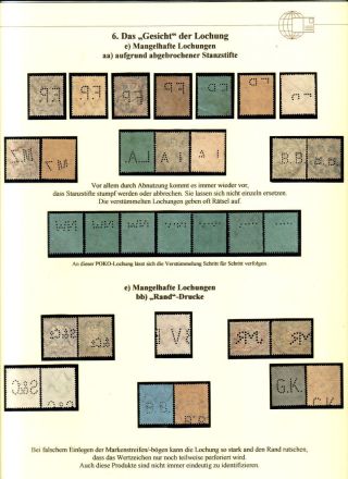 PERFINS OF BAVARIA – sheet 31