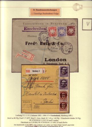 PERFINS OF BAVARIA – sheet 33