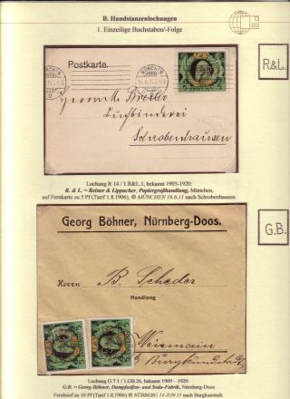 PERFINS OF BAVARIA – sheet 34