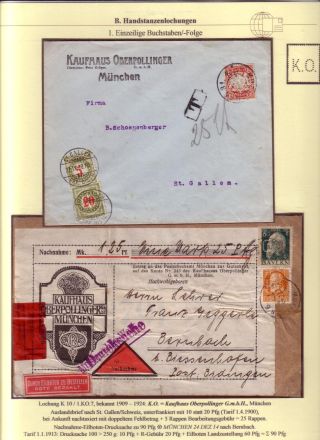 PERFINS OF BAVARIA – sheet 37