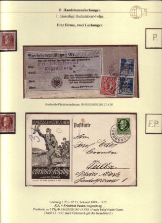 PERFINS OF BAVARIA – sheet 41