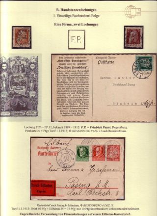 PERFINS OF BAVARIA – sheet 42