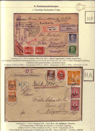 PERFINS OF BAVARIA – sheet 46