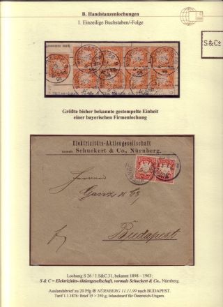 PERFINS OF BAVARIA – sheet 49