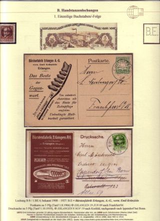 PERFINS OF BAVARIA – sheet 50