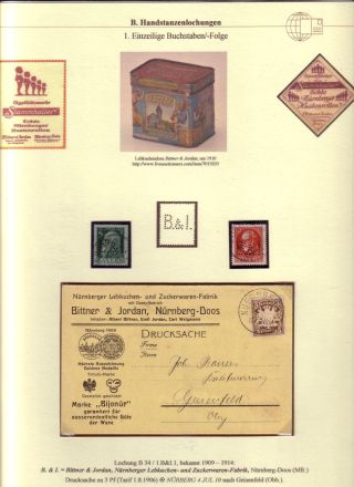 PERFINS OF BAVARIA – sheet 52
