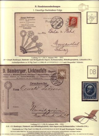 PERFINS OF BAVARIA – sheet 53