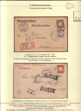 PERFINS OF BAVARIA – sheet 54