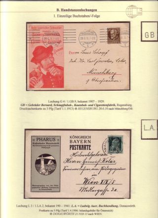 PERFINS OF BAVARIA – sheet 55