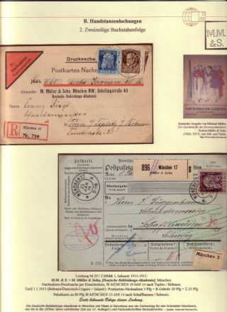 PERFINS OF BAVARIA – sheet 58