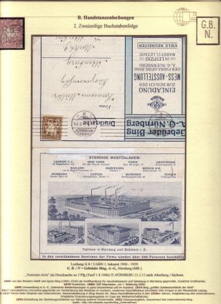 PERFINS OF BAVARIA – sheet 62
