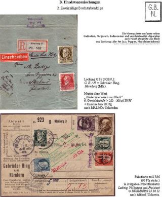 PERFINS OF BAVARIA – sheet 63