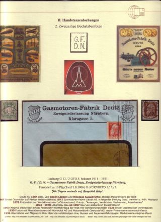 PERFINS OF BAVARIA – sheet 65