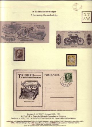 PERFINS OF BAVARIA – sheet 66