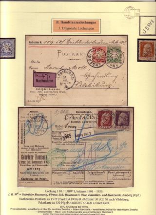 PERFINS OF BAVARIA – sheet 69