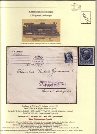 PERFINS OF BAVARIA – sheet 71