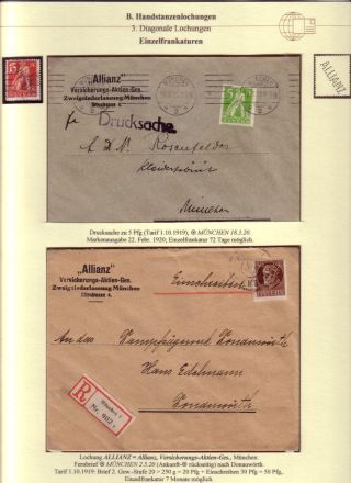 PERFINS OF BAVARIA – sheet 73