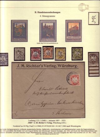 PERFINS OF BAVARIA – sheet 76