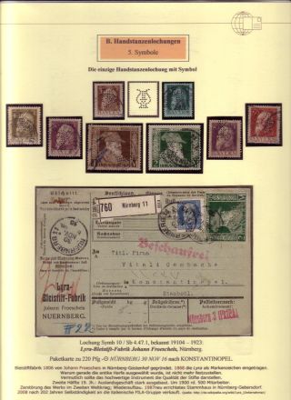 PERFINS OF BAVARIA – sheet 79