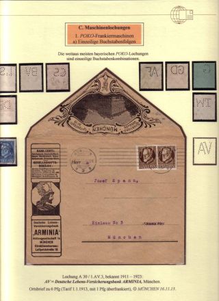 PERFINS OF BAVARIA – sheet 81