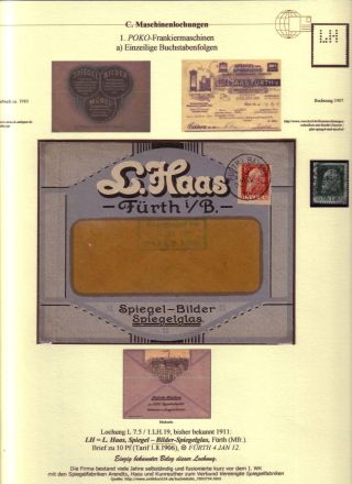 PERFINS OF BAVARIA – sheet 82