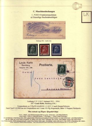 PERFINS OF BAVARIA – sheet 84