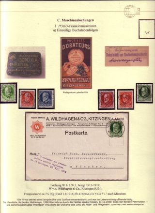 PERFINS OF BAVARIA – sheet 87