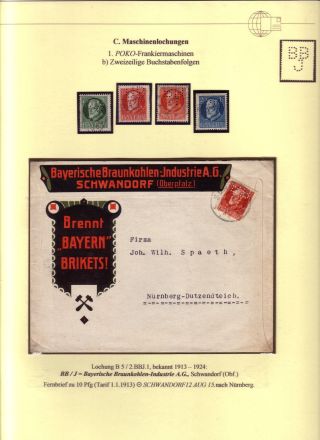 PERFINS OF BAVARIA – sheet 94