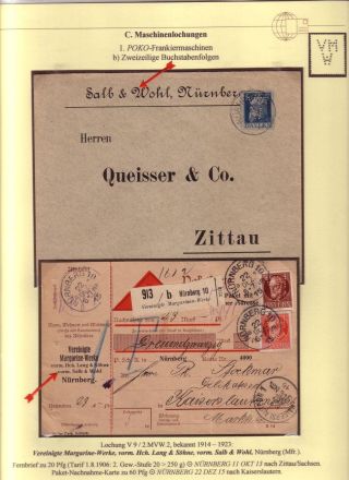 PERFINS OF BAVARIA – sheet 96