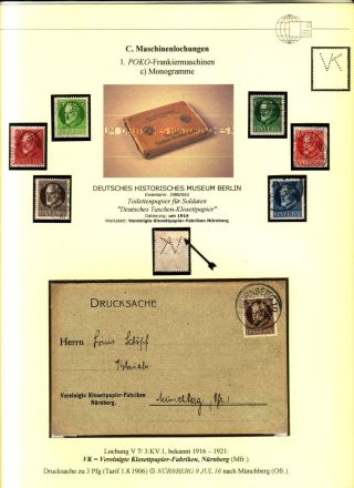 PERFINS OF BAVARIA – sheet 97