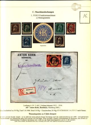 PERFINS OF BAVARIA – sheet 98