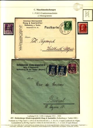 PERFINS OF BAVARIA – sheet 100