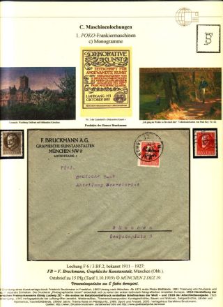 PERFINS OF BAVARIA – sheet 104