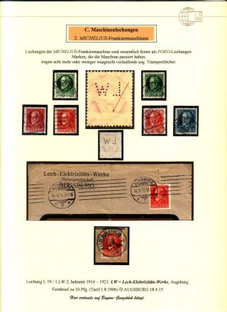 PERFINS OF BAVARIA – sheet 113