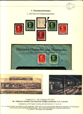 PERFINS OF BAVARIA – sheet 116