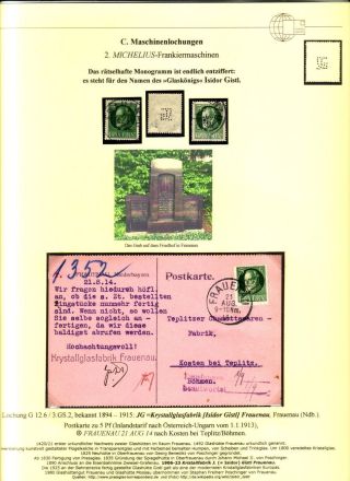 PERFINS OF BAVARIA – sheet 118