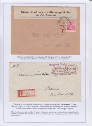 POŠTOVNÍ RAZÍTKA V ČECHÁCH A NA MORAVĚ V POVÁLEČNÉM OBDOBÍ 1945 – list 4