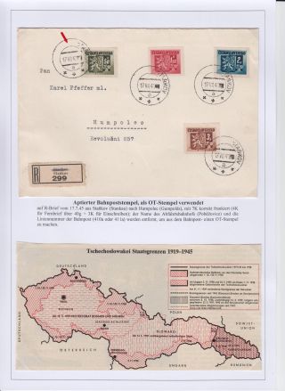 POŠTOVNÍ RAZÍTKA V ČECHÁCH A NA MORAVĚ V POVÁLEČNÉM OBDOBÍ 1945 – list 10